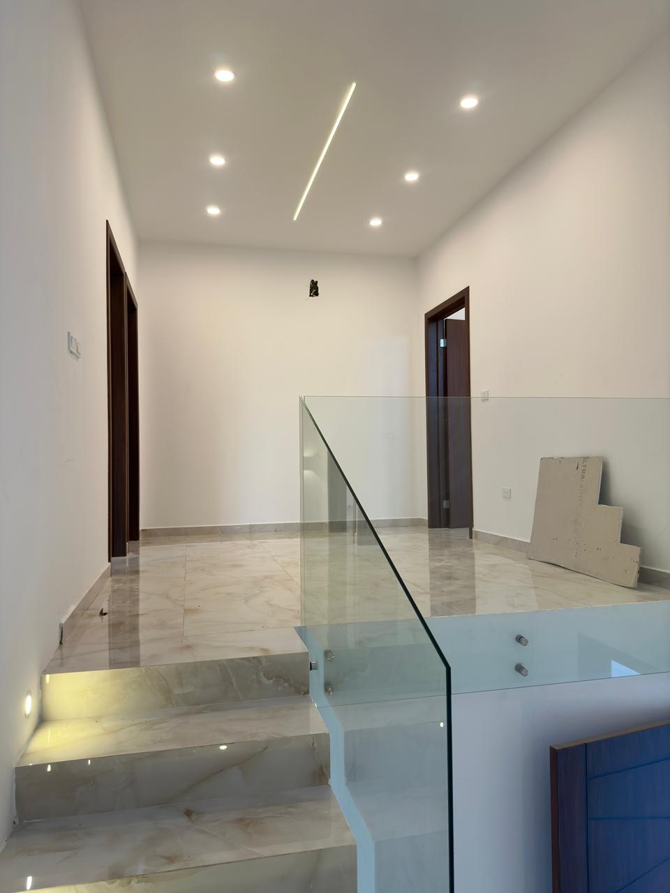 Escaleras de cristal templado